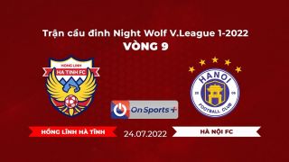 Trực tiếp bóng đá Hà Tĩnh vs Hà Nội, vòng 9 V.League 2022: Đoàn Văn Hậu đưa Hà Nội lên đỉnh BXH?