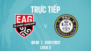 Trực tiếp bóng đá Pau FC vs Guingamp, 0h00 ngày 31/7: Quang Hải lập kỷ lục đi vào lịch sử Ligue 2?