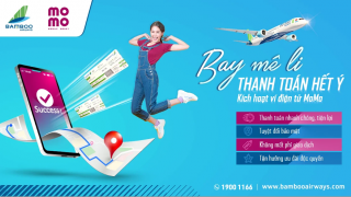 Cùng MoMo hưởng trọn ưu đãi khi mua vé máy bay Bamboo