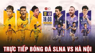 Trực tiếp bóng đá SLNA vs Hà Nội, vòng 14 V.League 2022: 'Quang Hải mới' tỏa sáng, HNFC bỏ xa HAGL?