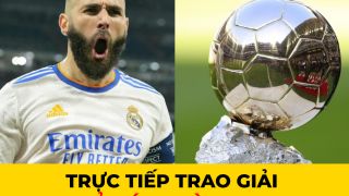 Trực tiếp Lễ trao giải Quả Bóng Vàng 2022: Karim Benzema không có đối thủ?