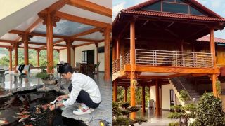 Xây nhà 700m2 cho bố mẹ ở Hải Dương, Mạc Văn Khoa tiết lộ thêm góc tiền tỷ của căn biệt thự