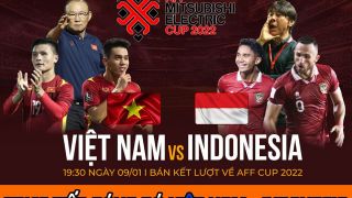 Xem bóng đá trực tuyến Việt Nam vs Indonesia; Trực tiếp bóng đá Việt Nam - Indonesia lượt về AFF Cup