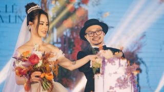 Khánh Thi, Phan Hiển cùng dàn sao Việt dự lễ cưới của Hà Lê và bà xã kém 12 tuổi