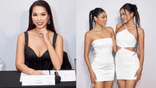 Chia sẻ ảnh hậu trường buổi casting, Hà Anh vô tình làm lộ nhan sắc thật của Thảo Nhi Lê, Ngọc Châu