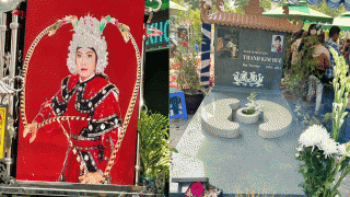 Gia đình cố nghệ sĩ Vũ Linh xác nhận sẽ tu sửa lại phần hư hỏng ngôi mộ của NS Thanh Kim Huệ