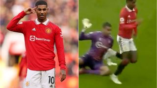 Bị trọng tài xử ép, Rashford còn 'hứng gạch đá' vì hành động xấu xí trong ngày MU hòa Southampton