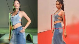 'Bóc mẽ' loạt ảnh photoshop của Ngọc Châu: Khác 1 trời 1 vực so với clip 'team qua đường' quay lại