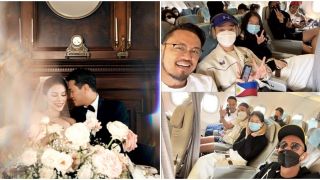 Phù dâu và dàn khách mời đã bay sang Philipines để dự đám cưới Linh Rin và thiếu gia Phillip Nguyễn
