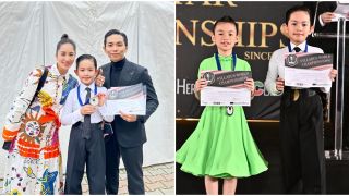 Con trai Khánh Thi lập kỉ lục dancesport Việt Nam với thành tích đáng nể