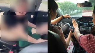 Rộ clip 15 giây cô giáo mầm non mây mưa với thầy dạy lái trên xe, thực hư ra sao?