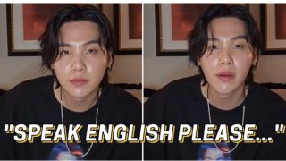  Suga (BTS) khó chịu 'rõ mặt' khi bị yêu cầu nói tiếng Anh trên livestream, đáp trả khôn khéo
