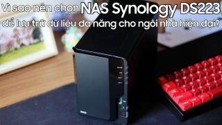 Vì sao nên chọn NAS Synology DS223 để lưu trữ dữ liệu đa năng cho ngôi nhà hiện đại?