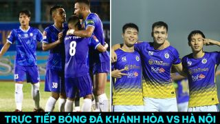 Trực tiếp bóng đá Khánh Hòa vs Hà Nội - Vòng 12 V.League 2023: Người thay thế Quang Hải tỏa sáng?
