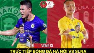 Trực tiếp bóng đá Hà Nội vs SLNA - Vòng 13 V.League 2023: 'Quang Hải mới' làm lu mờ lão tướng ĐTVN?