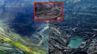 Mỏ than lộ thiên Việt Nam sâu lớn nhất Đông Nam Á: Sâu 300m, xe nặng chục tấn mới đi xuống được