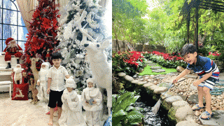 Loạt khoảnh khắc vô cùng dễ thương của bé Polo Huỳnh tại biệt thự 60 tỷ đồng nhân dịp Giáng sinh