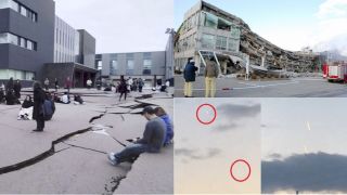 Clip hiện tượng kỳ lạ trước trận động đất kinh hoàng ở Nhật Bản, thiên tai được dự báo từ trước?
