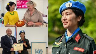 Bất ngờ thân thế nữ sĩ quan CAND Việt Nam đầu tiên làm nhiệm vụ gìn giữ hòa bình ở Liên Hợp Quốc