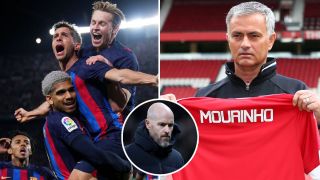 Tin chuyển nhượng tối 16/1: MU bổ nhiệm Mourinho thay Ten Hag; 'Báu vật' Barca gia nhập Man United?