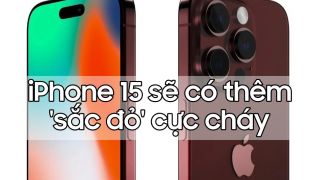 iPhone 15 sắp có màu mới, sẽ là màu đỏ sang trọng? 