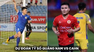 Dự đoán tỷ số Quảng Nam vs CLB CAHN - Vòng 17 V.League 2023/24: Đình Bắc gây sốt; Quang Hải mờ nhạt?