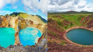 Top 10 hồ miệng núi lửa độc đáo nhất Trái Đất, là nơi chết chóc không ai dám lại gần