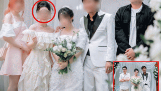 Netizen chỉ trích sau khi xem clip phân trần của nữ khách mời mặc váy lộng lẫy và cầm hoa như cô dâu