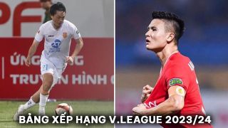 Bảng xếp hạng V.League 2023/24 mới nhất: Quang Hải lập kỷ lục khó tin; Tuấn Anh gây sốt ở Nam Định?