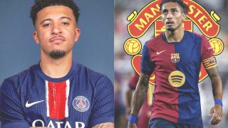 Jadon Sancho chính thức cập bến PSG, Manchester United lập tức chiêu mộ Raphinha với giá khó tin