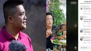 Hải Sapa TV ăn Kỳ tôm nằm trong Sách đỏ, thái độ dửng dưng khiến CĐM phẫn nộ