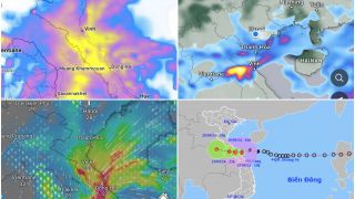 Ứng dụng miễn phí cập nhật thông tin mới nhất bão số 4, hướng đi, vùng ảnh hưởng mưa
