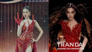 Drama nối tiếp drama: Quế Anh gây tranh cãi khi váy dạ hội bán kết bị tố là sản phẩm 'đạo nhái'