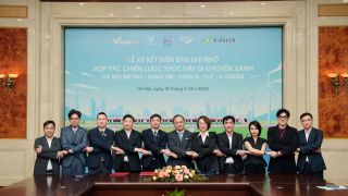 Hà Nội Metro hợp tác với Xanh SM, VinBus, FGF Và V-Green xây dựng mạng lưới giao thông xanh cho thủ đô