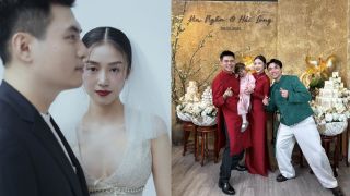 Hình ảnh mới nhất tại đám hỏi Salim,dân tình thắc mắc vì bé Pam không làm 1 điều