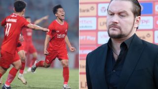 Giành chiến thắng kỷ lục, HLV châu Âu có phản ứng khó tin khi đi vào lịch sử V.League