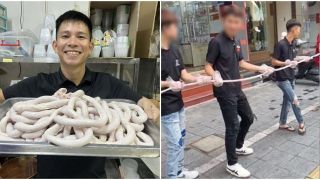 TikToker 'Thế Lòng Se Điếu' gây tranh cãi khi quảng cáo đoạn lòng se điếu 40m, tuyên bố hàng thật 100%