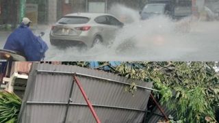 Nóng: Mưa lớn khiến nhiều khu dân cư ngập úng, một người bị mất tích nghi do nước cuốn trôi