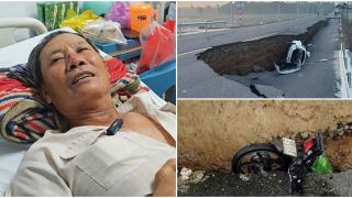 Bàng hoàng lời kể của đôi vợ chồng trong vụ sập cầu mới khánh thành ở Tây Ninh, chỉ sợ bị chôn sống