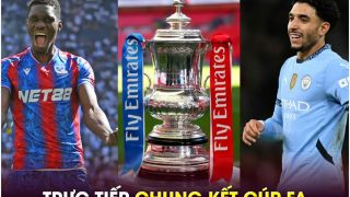 Trực tiếp bóng đá Man City vs Crystal Palace, 22h30 ngày 17/5 - Link xem chung kết Cúp FA FULL HD