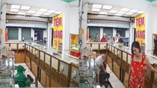 Clip cướp tiệm vàng ở Bình Dương gây xôn xao dư luận, cận cảnh màn vây bắt như trong phim
