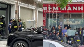 Nóng: Công an khám xét nhà trùm giang hồ khét tiếng xứ Thanh, địa chỉ nhà ở TP Thanh Hóa 