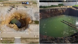 ‘Hố tử thần' sâu 10m ở Bắc Kạn 'nuốt chửng' người đi xe máy, 'mất tích' sau nhiều giờ tìm kiếm