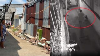Hiện trường vụ con trai quấn thi thể mẹ trong chăn, vứt ngoài đường, camera ghi lại cảnh kinh hoàng