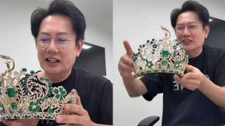 Mr. Nawat gây chấn động khi khoe vương miện 'real' của Miss Grand International 2024, chiếc của Rachel Gupta là bản sao