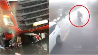 Ám ảnh clip chồng chở vợ và 2 con va chạm với container, 3 mẹ con tử vong, chồng tiên lượng xấu