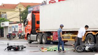 Nam sinh 16 tuổi tử vong sau va chạm, 1 xe máy và xe container nằm trong diện điều tra