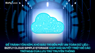 Tránh tốn kém, khó bảo trì, mất an toàn dữ liệu với Bizfly Cloud Simple Storage