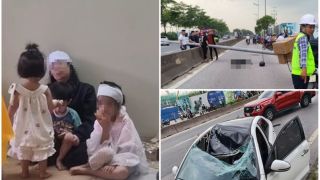 Nhói lòng người đàn ông tử vong do cột đèn bất ngờ đổ ở Hà Nội: Bỏ lại vợ cùng 3 đứa con nhỏ bơ vơ