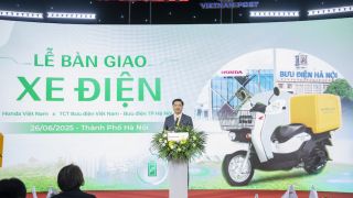 Honda Việt Nam và Bưu điện Việt Nam đẩy mạnh hợp tác chiến lược, mở rộng triển khai Dự án sử dụng xe điện giao hàng